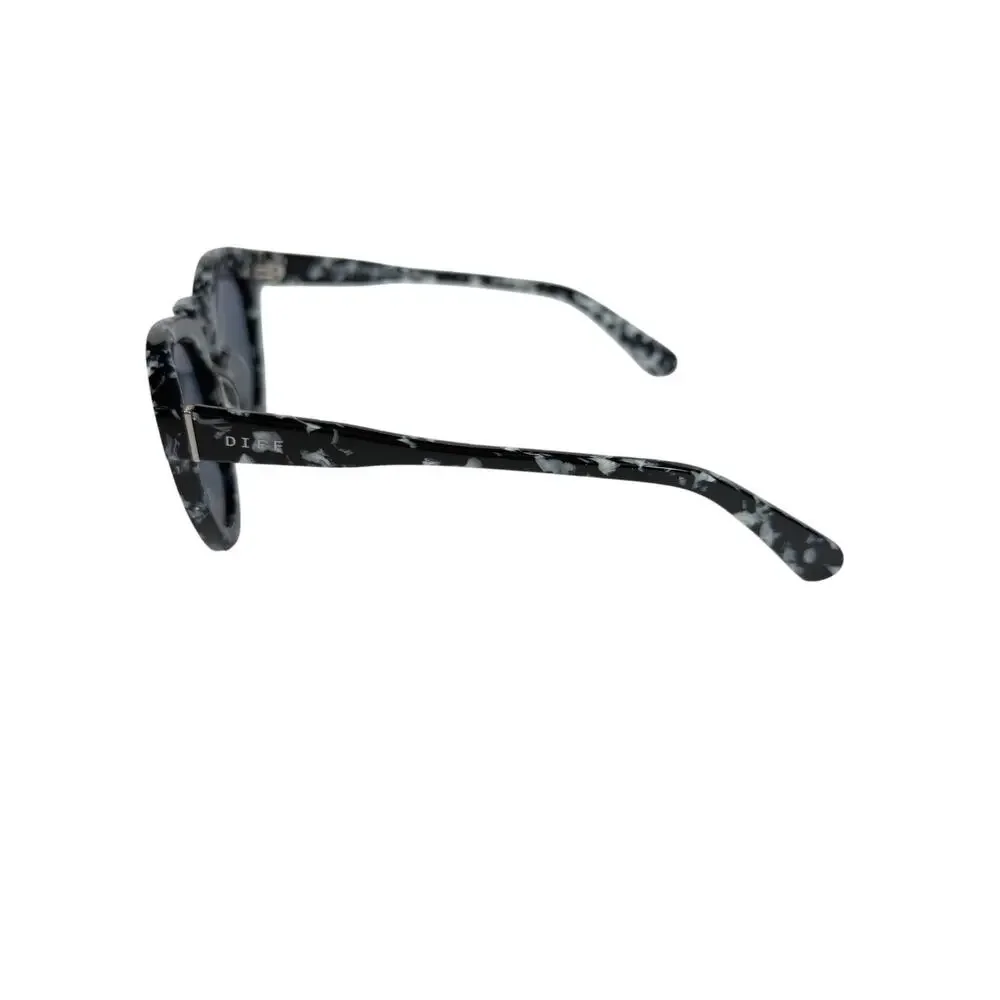 Diff Eyewear Dime Sunglasses, Black & White Frame Only Frame